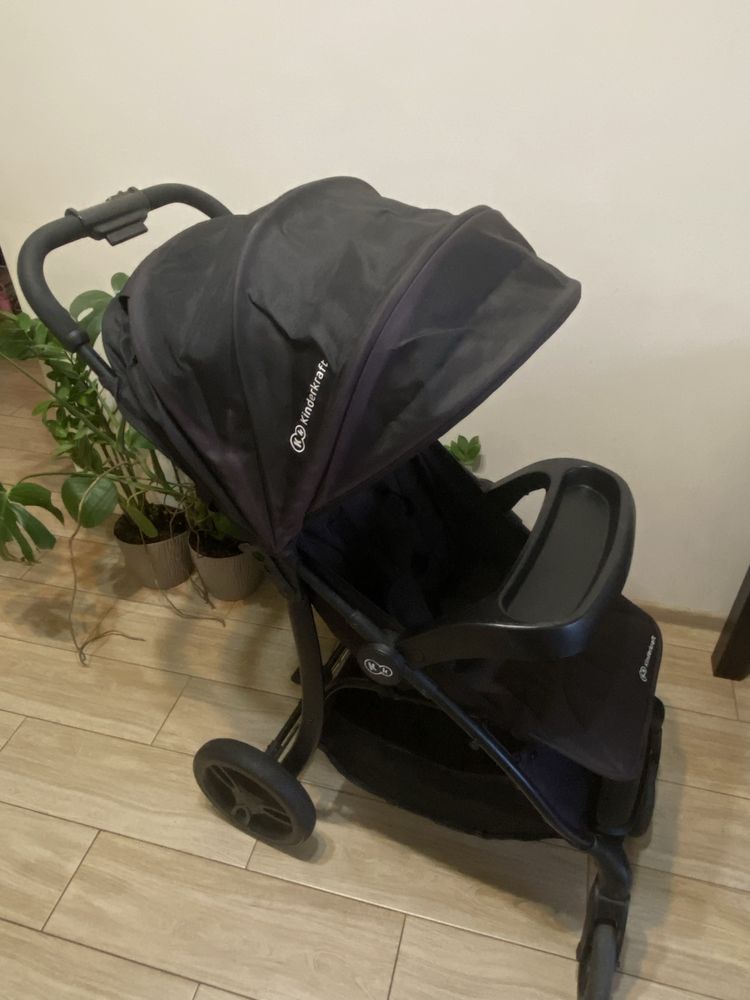 Прогулянкова коляска Kinderkraft CRUISER | Великі непробивні колеса |