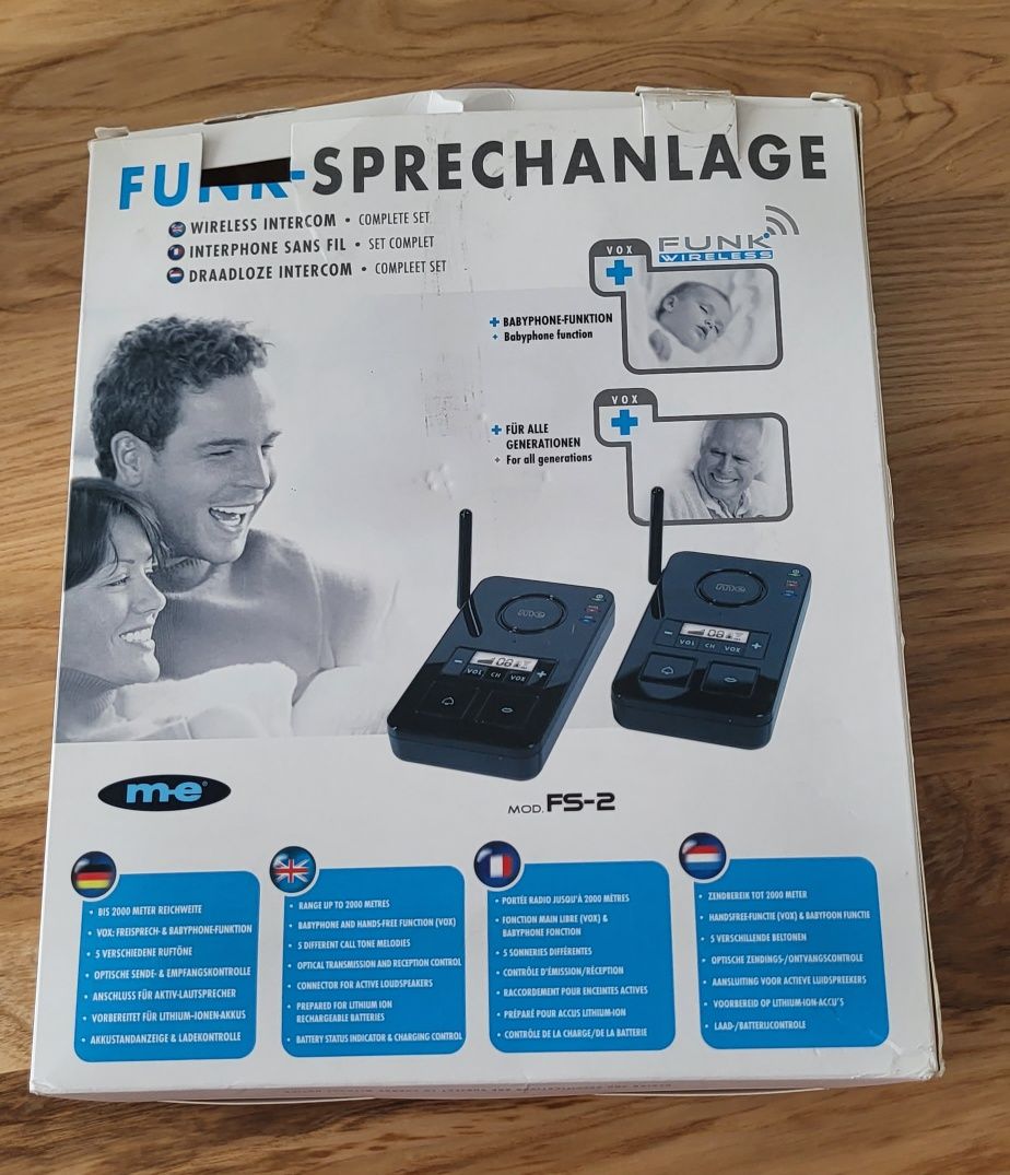 Domofon bezprzewodowy intercom niania m-e modern electronics FS-2.1