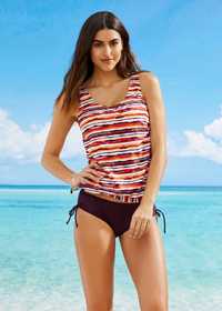 B.P.C kolorowe tankini w paski 44.