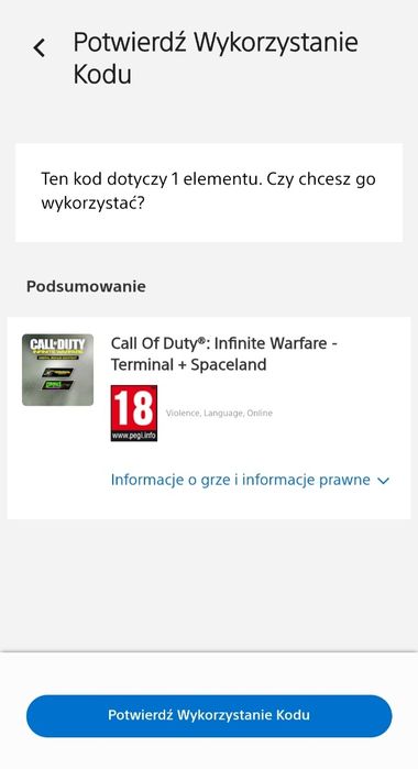 Call of Duty Infinite Warfare Legacy Edition / Dubbing PL / Ps4 Ps5