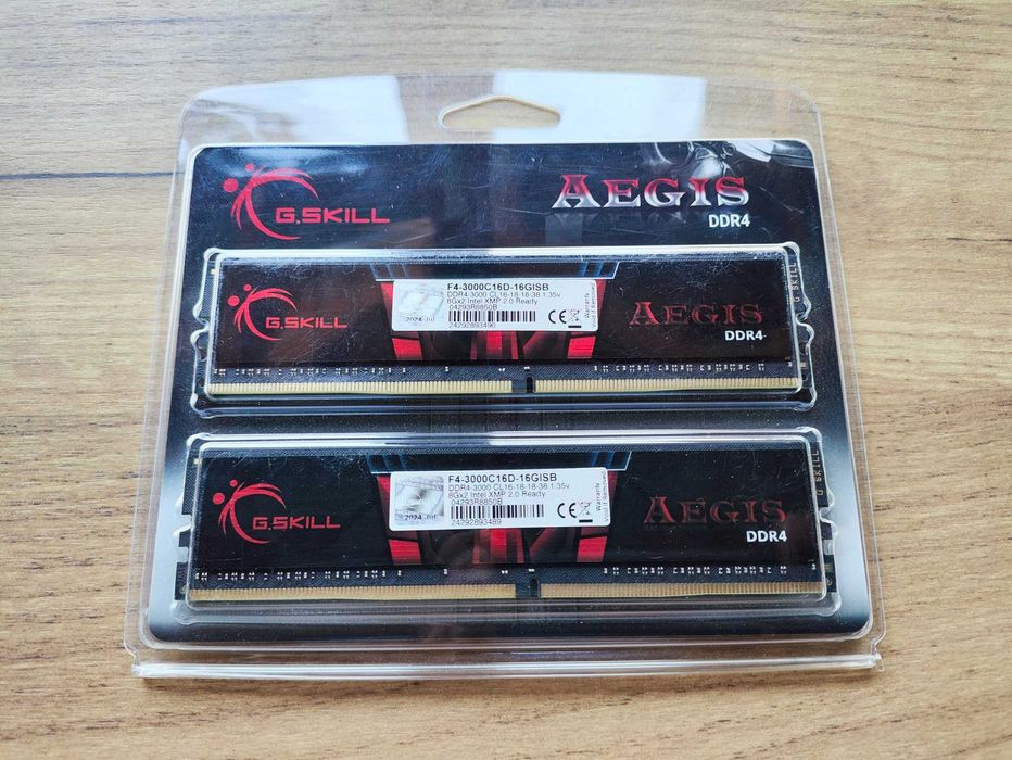 GSkill 2x8 GB DDR4 3000Mhz CL16 na gwarancji