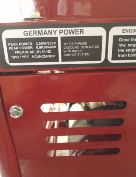 Agregat prądotwórczy 3 fazowy 7kw