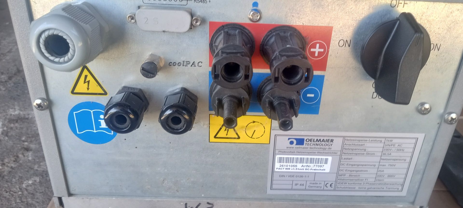 Falownik pac 7 kw olemaier zamiana