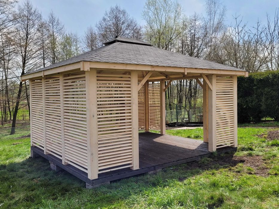 ALTANA OGRODOWA KARO 3,5x3,5 m altanka domek narzędziowy DREWNOTRIK.PL