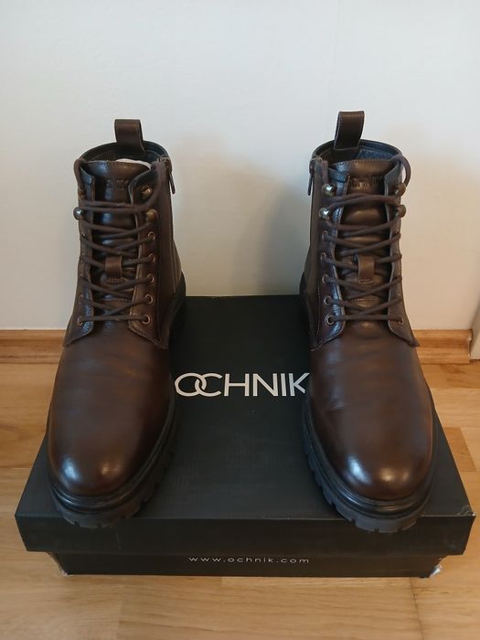 Ochnik 43 buty męskie kozaki sztyblety botki skóra