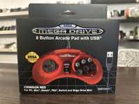 Gamepad Retro-Bit SEGA Mega Drive USB Crimson Red Poznań Długa 14