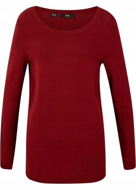 B.P.C sweter bordowy dłuższy cienki r.40/42