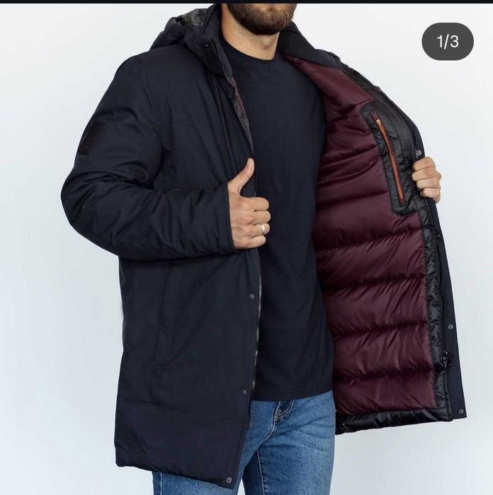 Розпродаж - Зимова чоловіча куртка на біопуху  р.48-68 РОЗДРІБ/ГУРТ