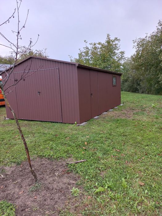 Garaż blaszany 4x8 3,60 sciana dowolne wymiary