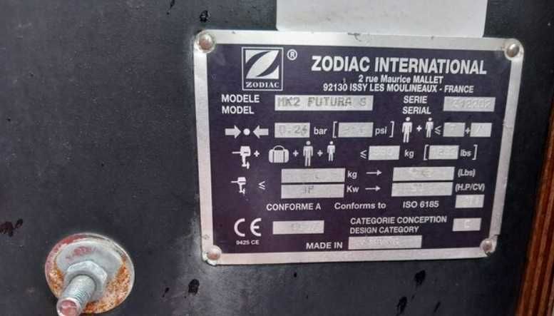 Ponton Zodiac, silnik Mercury 25km