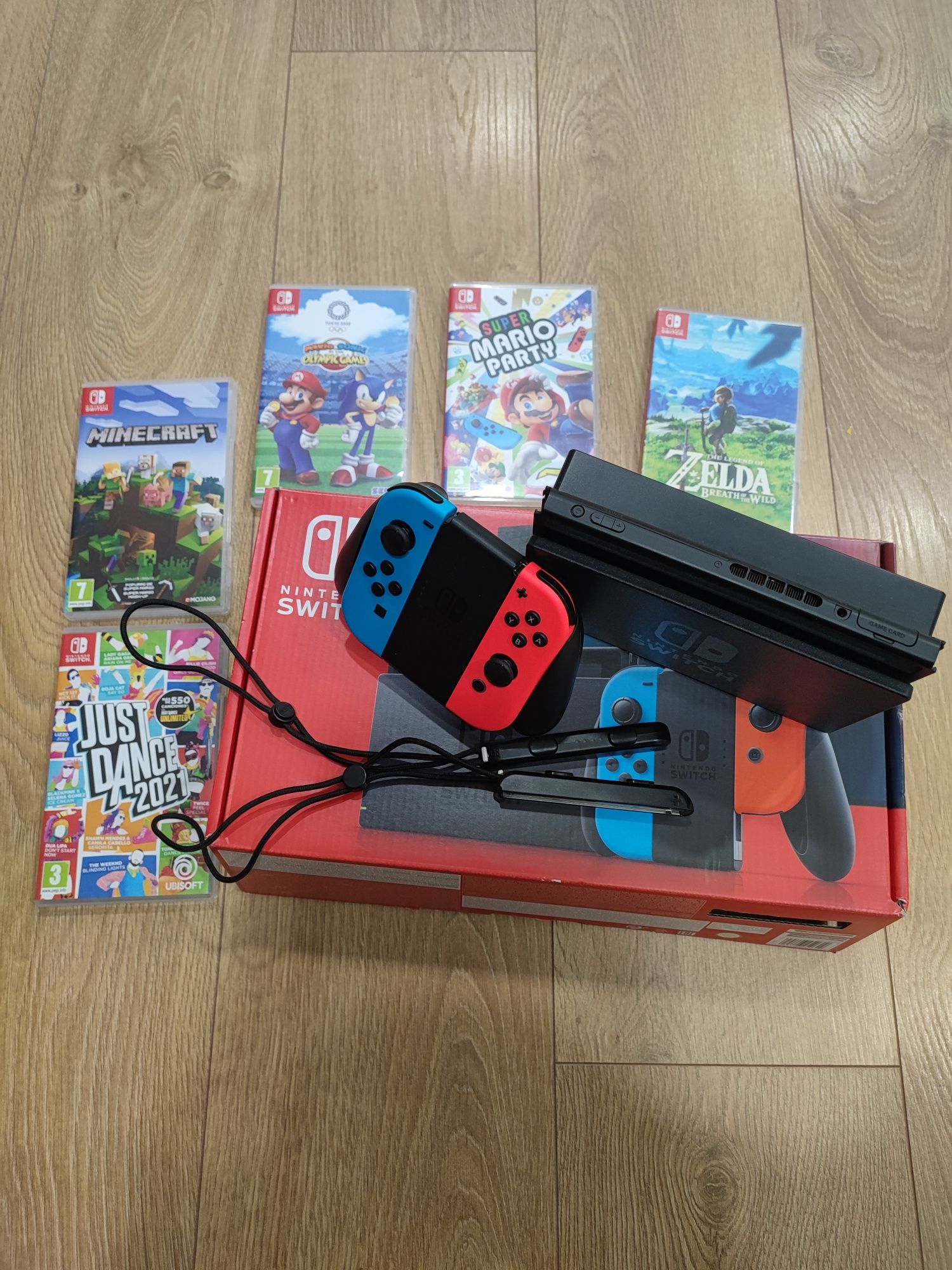 Nintendo Switch + 5 jogos!