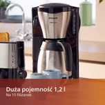 Philips Café Gaia Ekspres przelewowy do kawy,1,2 l Dzbanek termiczny