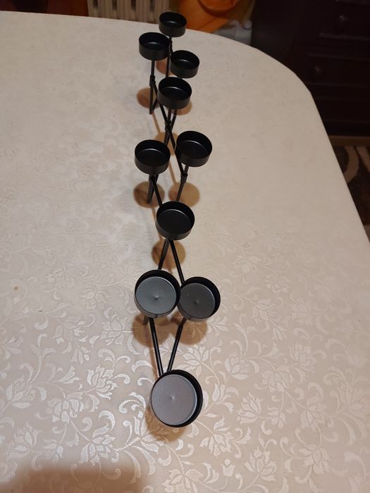 Stylowy świecznik na 10 szt tealight.