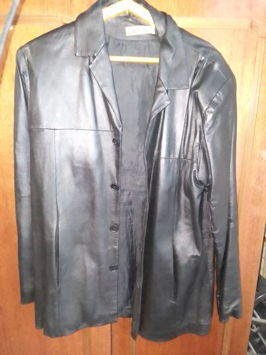 Продам пиджак кожаный мужской