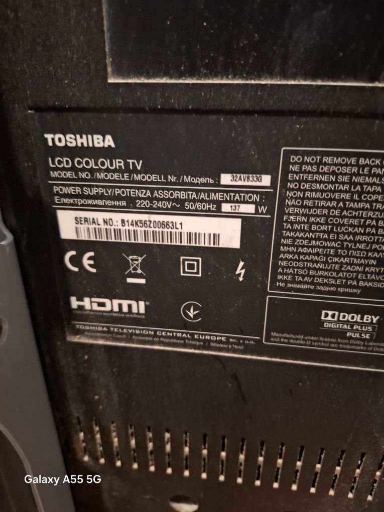 Telewizor Toshiba 32 całe plus android tv box