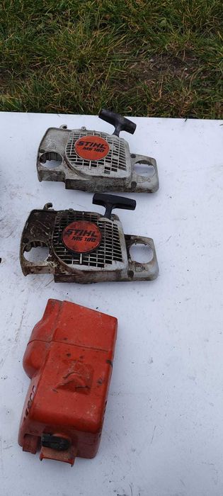 Rozrusznik Stihl MS 180 Manetka sprzęgła pokrywa cylindra