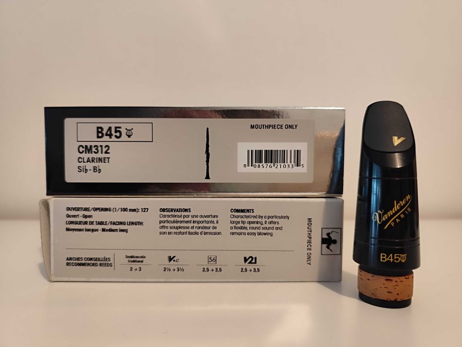 Clarinete boquilha b45 lira- Nova