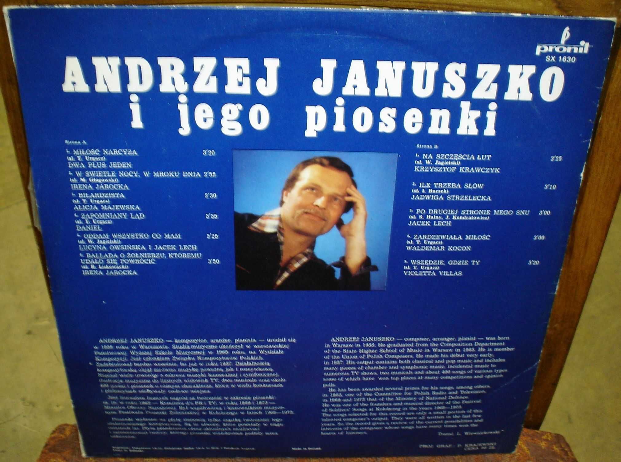 Andrzej Jjanuszko – 1977 I ego piosenki   (Pronit,Poland)