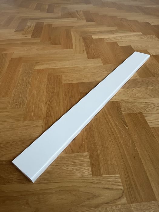 Listwy przypodłogowe sosnowe 80x16 mm R3 50 mb - biała RAL 9003