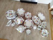 Serwis kawowo obiadowy porcelana