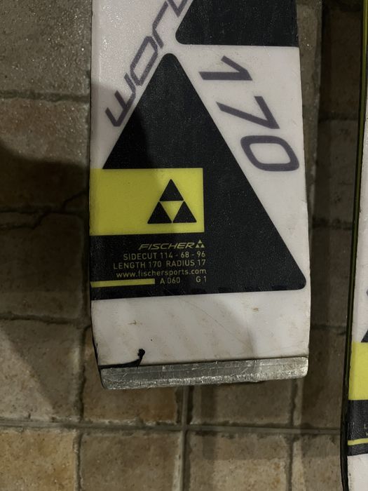 Гірськолижні лижі Fischer RC4 170 см +