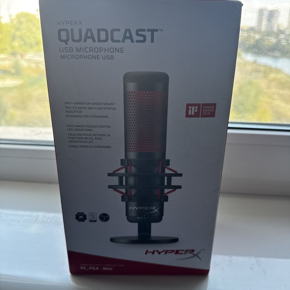 Микрофон HyperX QuadCast