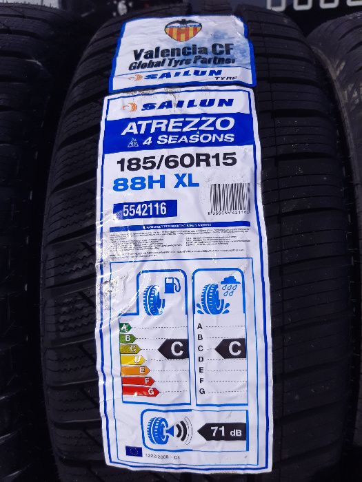 2XOpona wielosezonowa 185/60 R15 88H SAILUN ATREZZO 4SEASON całoroczna