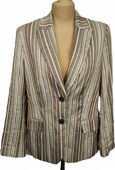 Christian berg elegancka marynarka w paski r. M/l