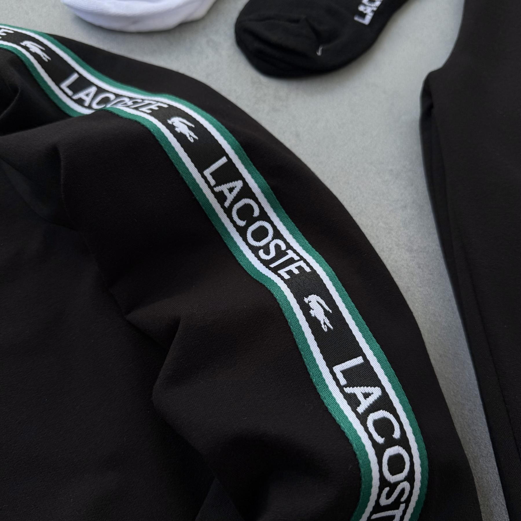 Олімпійка Lacoste / кофта Лакост лампас