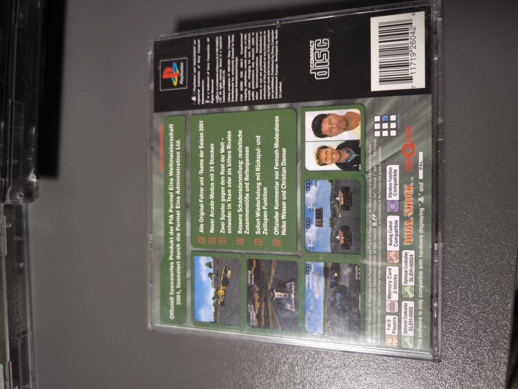 Formel eins 2001 PlayStation 1 ps1 psx formuła
