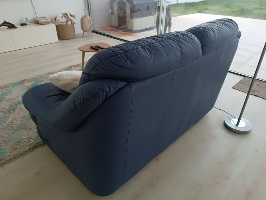 Sofá Couro 2 lugares