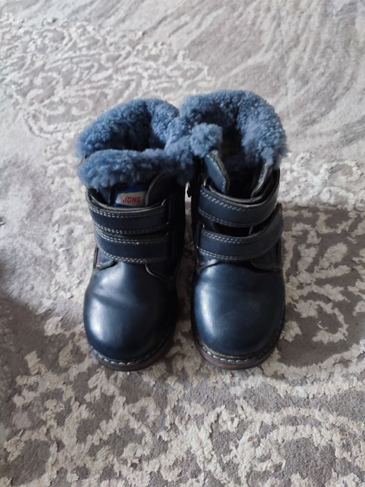 Дитячі зимові черевики ботинки зимние мальчик 27 розмір 16 см