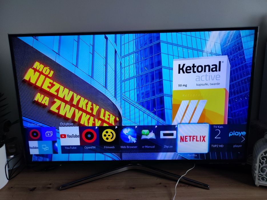 Telewizor Samsung 48 cali Smart TV HDMI USB DVB-T 2
