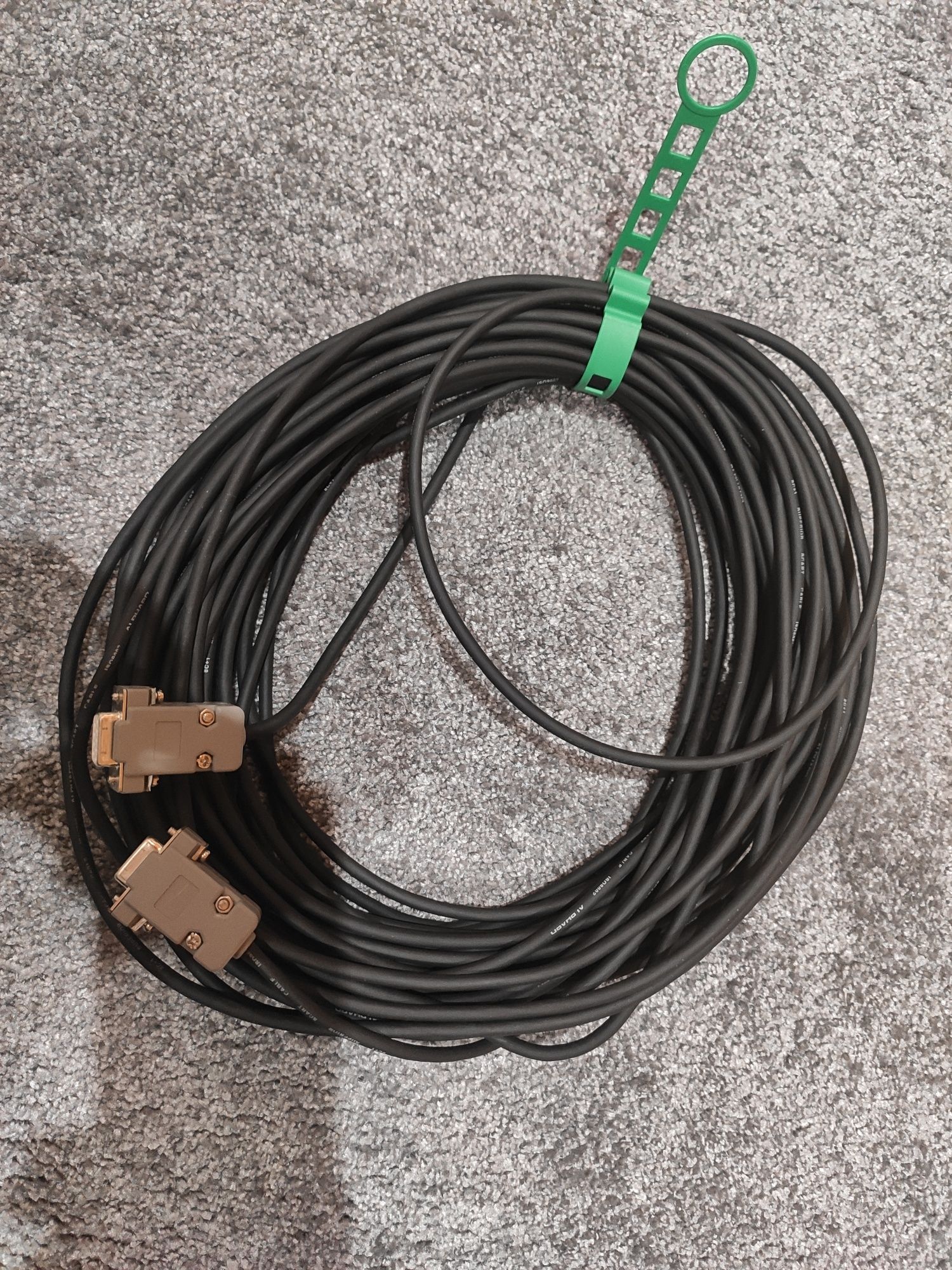 kabel rs232 żeński-żeński 24m