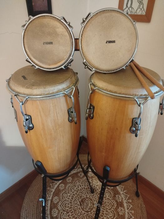 Vendo kit congas e bongos