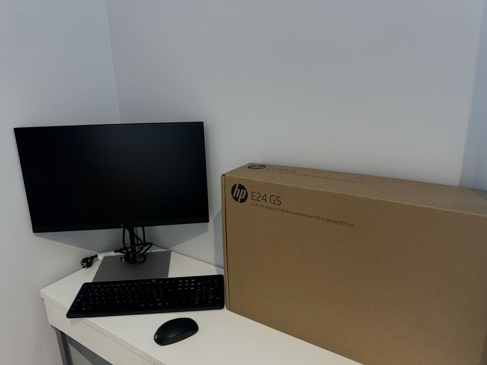 Zestaw HP E24 G5 (monitor+myszka+klawiatura)