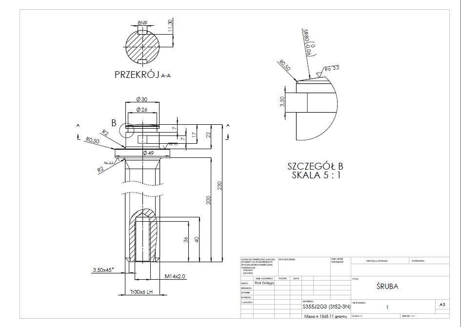 Projekty AutoCad, Korepetycje, Rysunki Techniczne