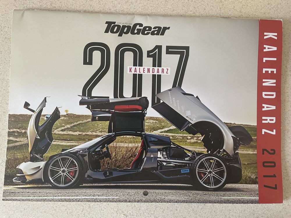 Unikatowy kalendarz TopGear 2017