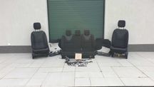 Renault clio IV 4 tylna kanapa fotel przekładka z vana pasy boczki /65