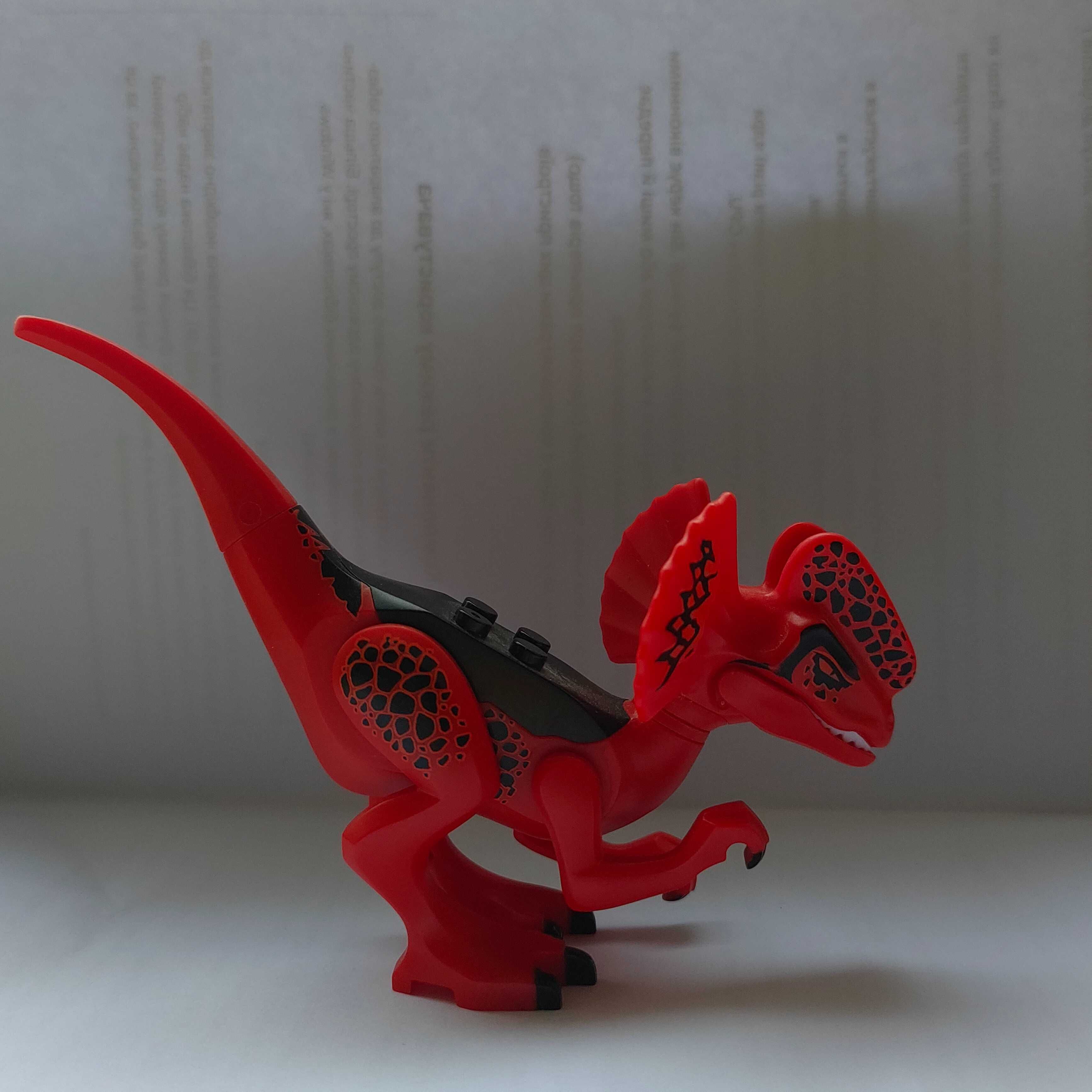 Динозавр червоний Лего