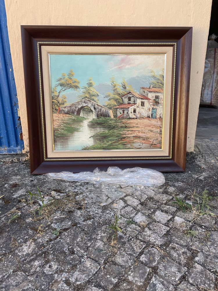 Quadro pintado à mão