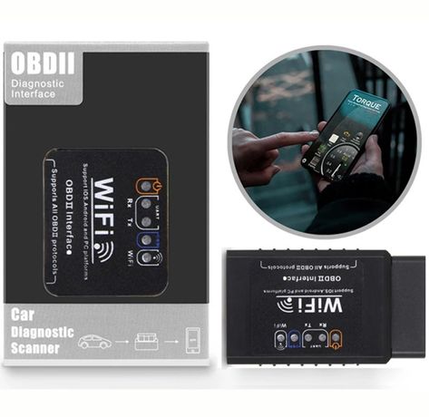OBD2 Wi-fi (Faça o diagnóstico ao carro no seu telemóvel) Novo