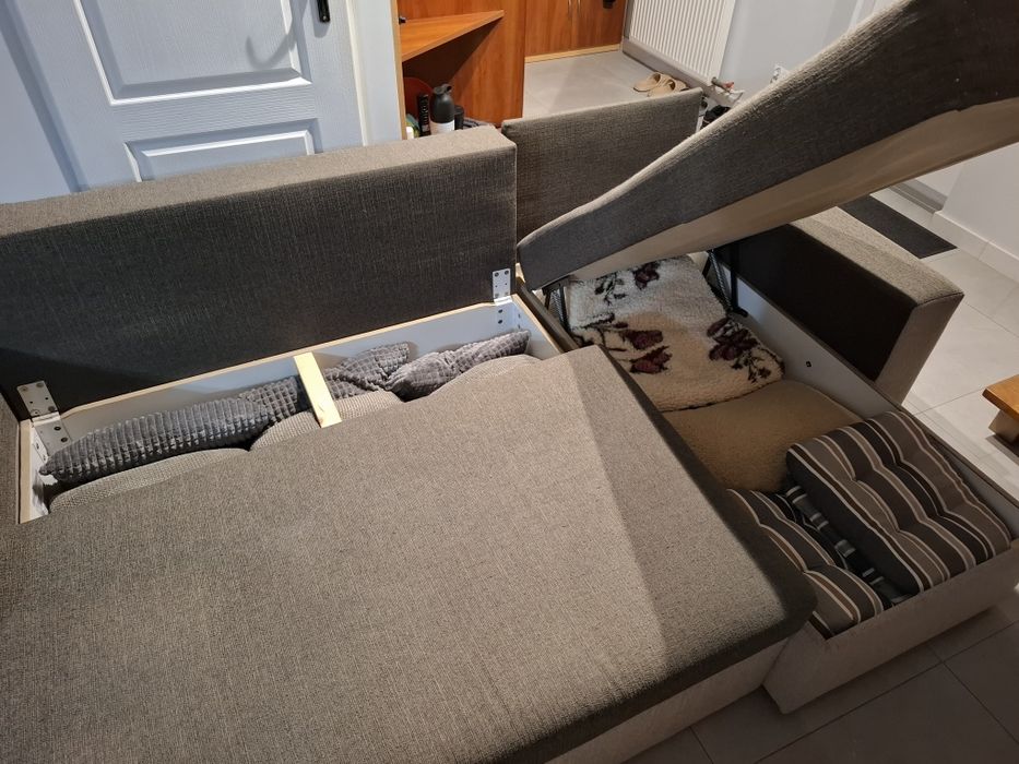 Narożnik kanapa sofa  rozkładany