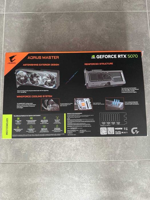 Nowa karta graficzna Gigabyte GeForce RTX 5070 AORUS Master 12GB GDDR7