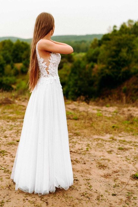 Suknia ślubna + welon katedralny 3m