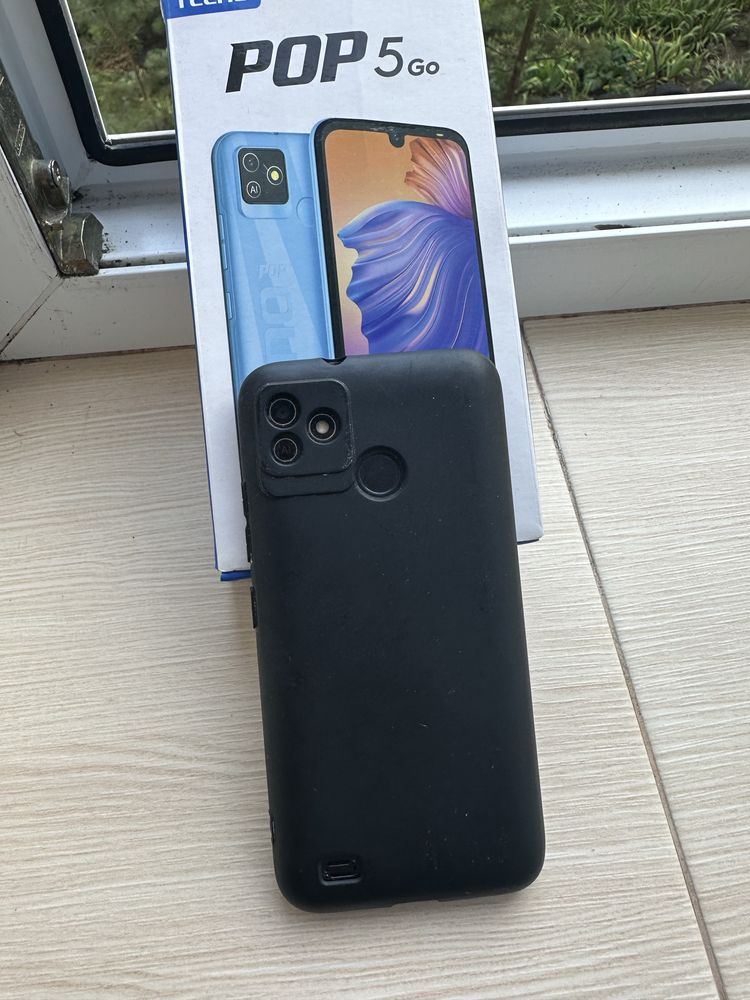 Смартфон Tecno POP 5 Go (BD1) 1/16Gb Dual Sim Aether Black
