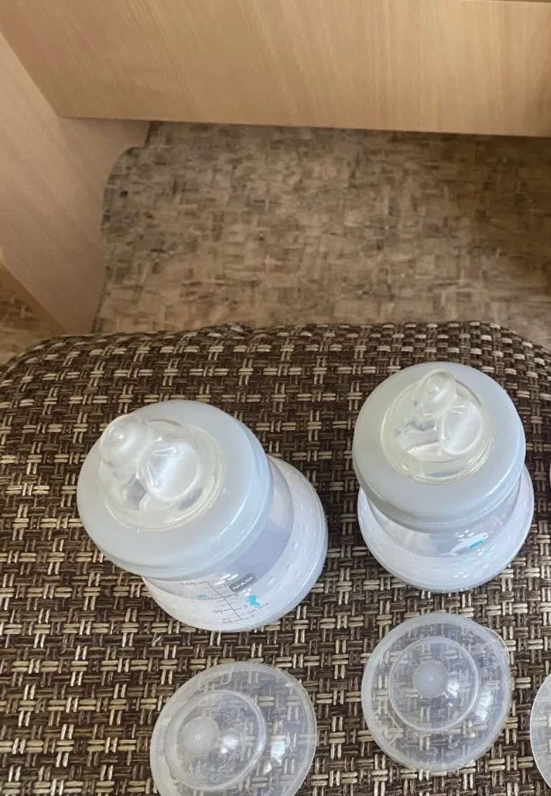 Бутылочка Tommee Tippee с соской 6+ 0+ MAM для кормления детская