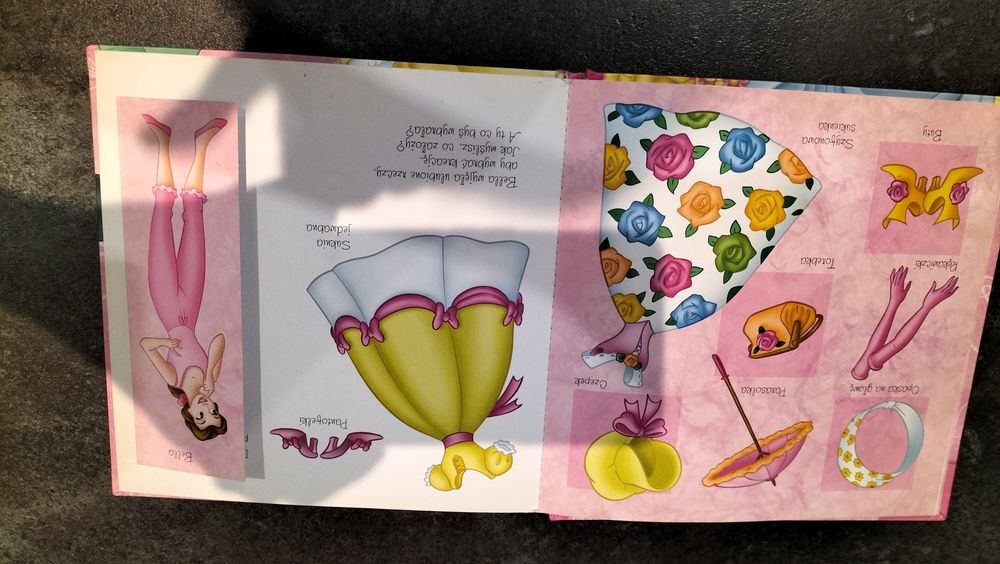 Sekrety księżniczek książka z okienkami