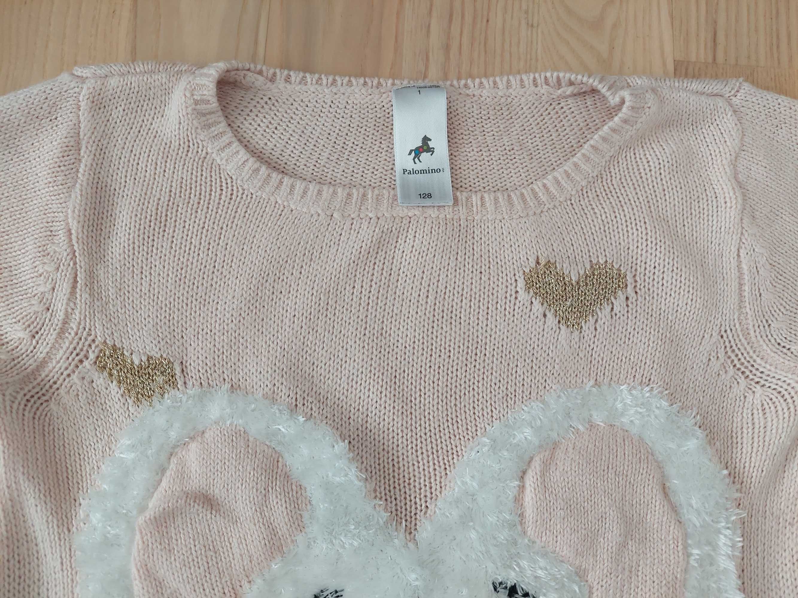 Sweter C&A roz128 dziewczęcy sweterek