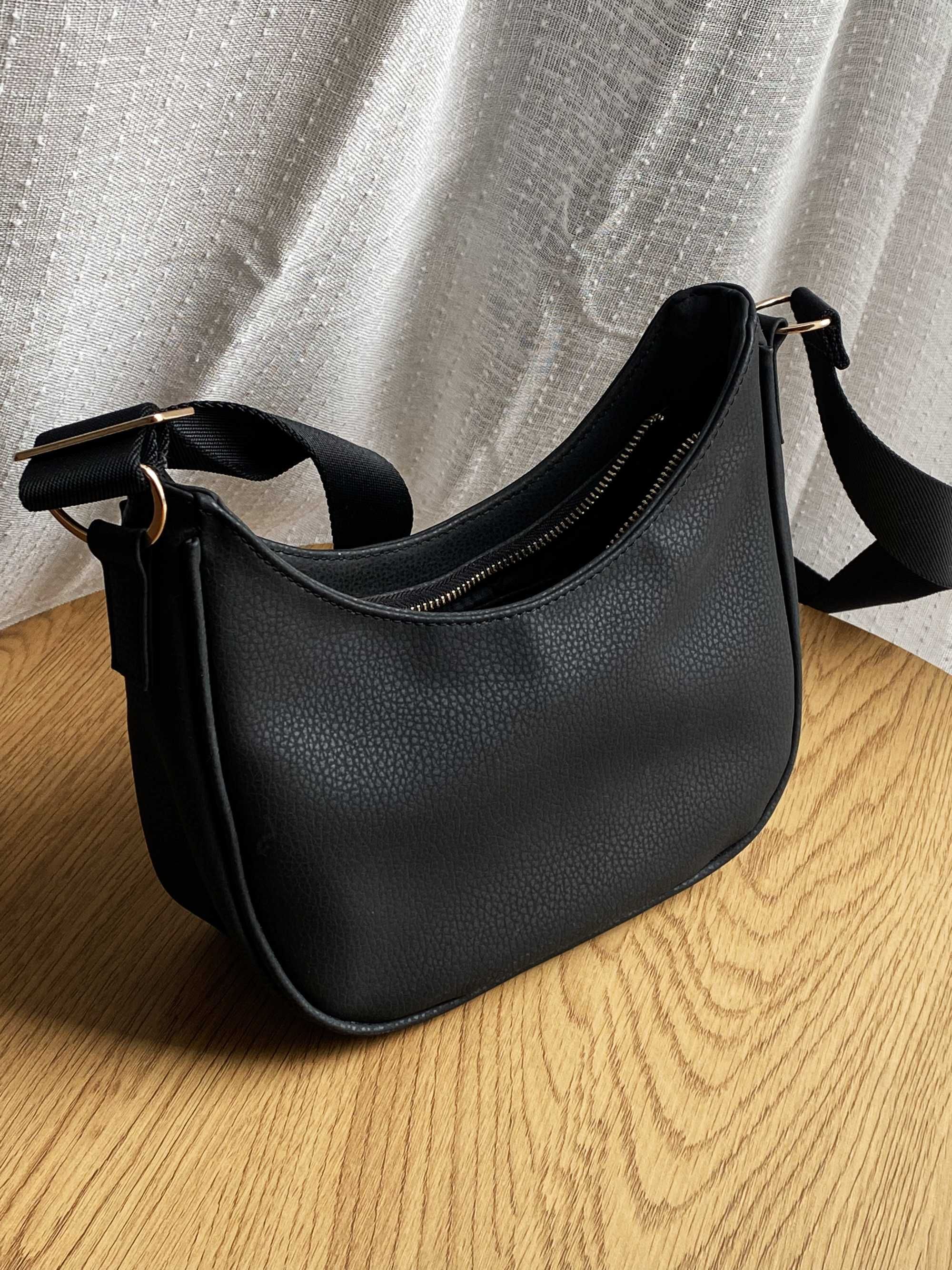 Сумка HARVEST SADDLE BAG чорна екошкіра жіноча нова